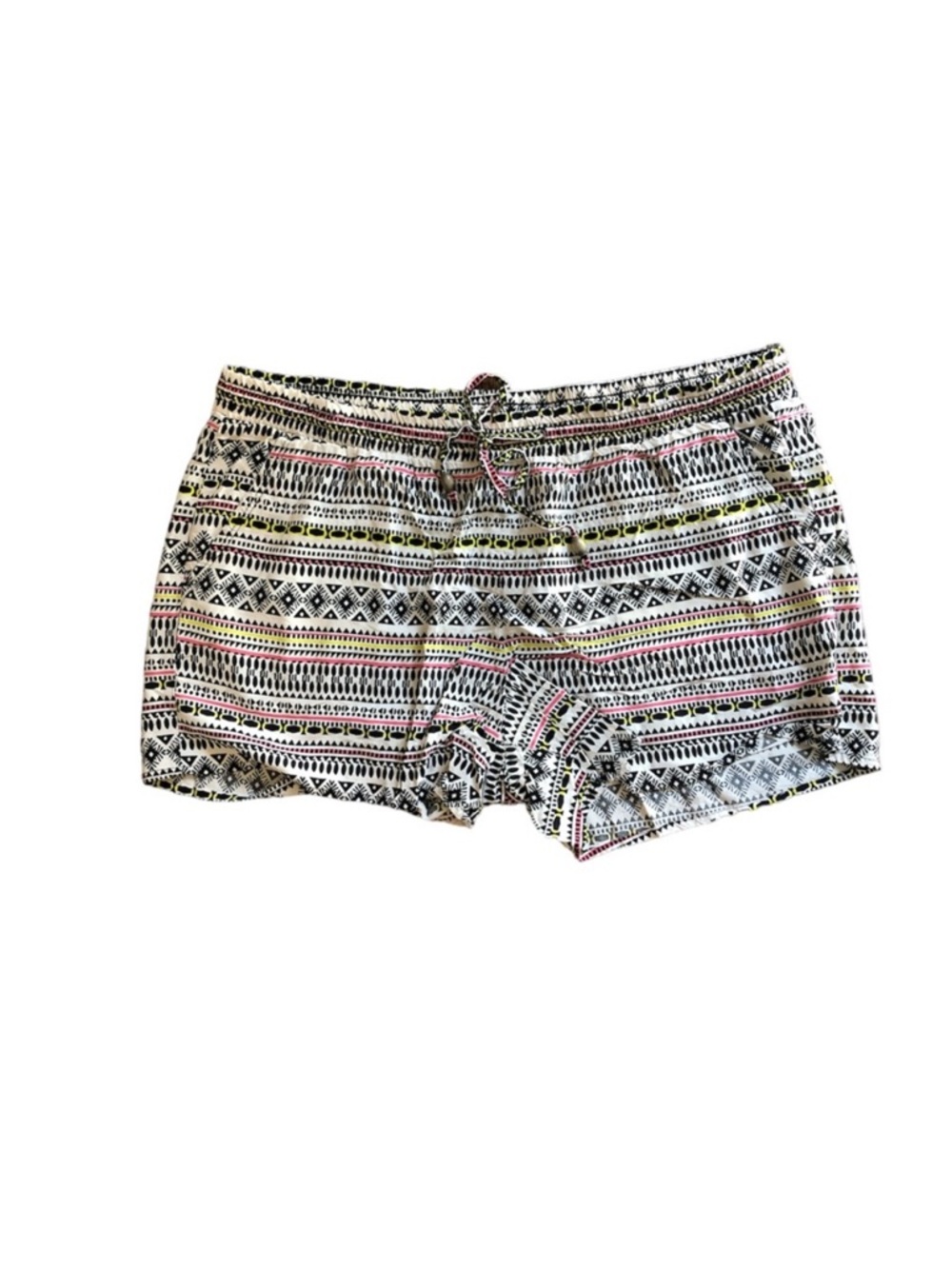 Old Navy Multi-Color Aztec Drawstring Shorts Size Large